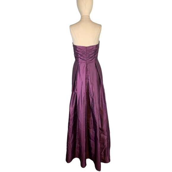 Priscilla of Boston Strapless Formal Evening Maxi Dress Size 8 - Picture 4 of 9
